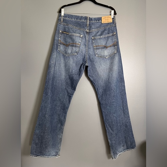 US POLO ASSN Vintage Relaxed Fit Men’s Denim Blue Jeans Sz 34x32 EUC - Picture 6 of 6